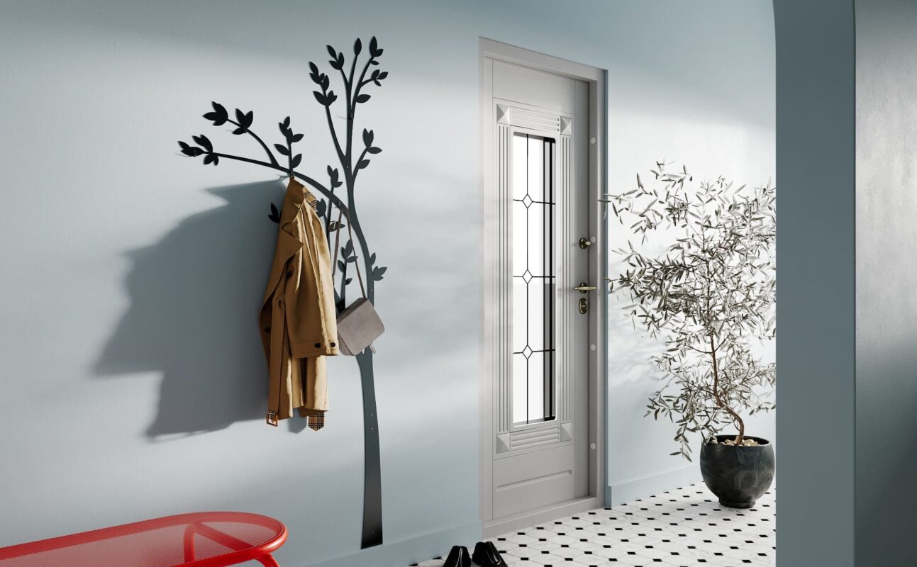 Tree Design Wall-Mounted Coat Rack