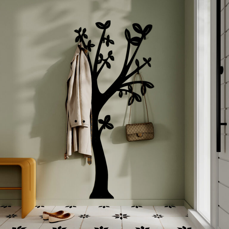 Coat rack wall mounted modern design