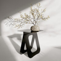 Coffe Table Black Metal