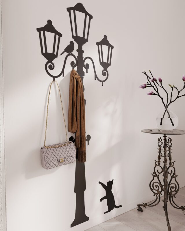 Lantern Style Coat Rack