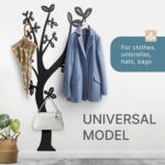 Wall Coat Racks for Entrance 170 x 75 cm 6 Hooks - Image 4