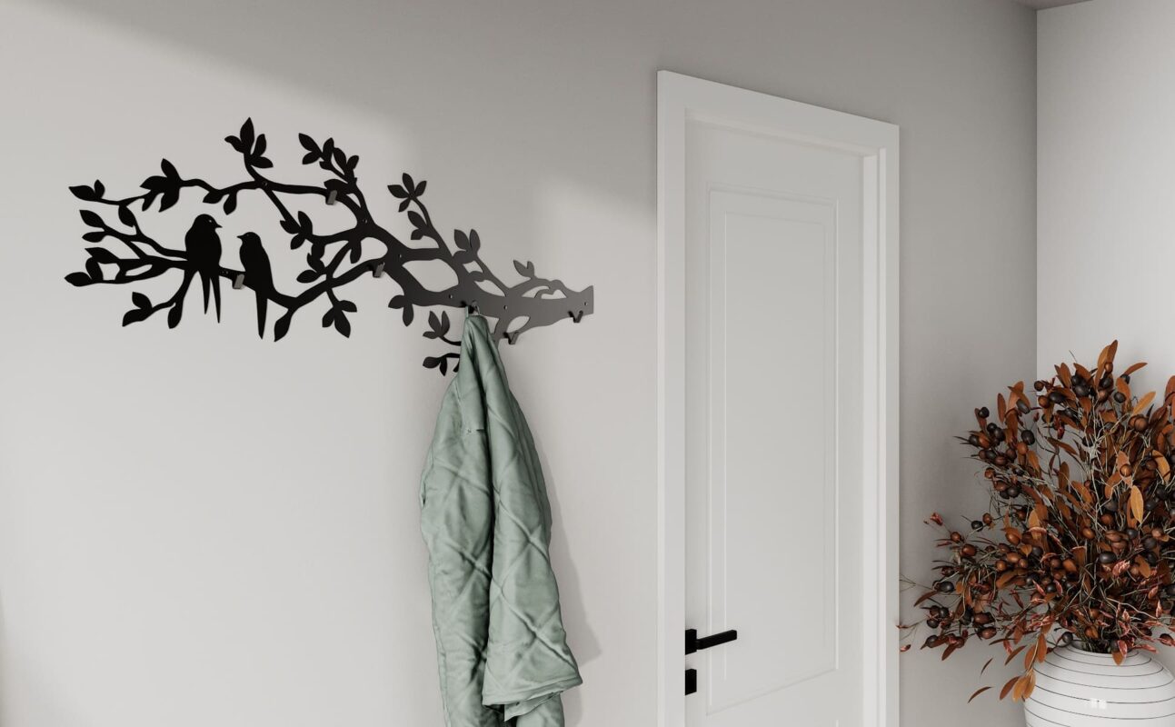 Wall-mounted Branch coat rack