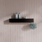 Black matte shelf "Rect" 10*50*8 cm / 4*20*3 in - Image 5