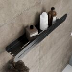 Metal shower shelves